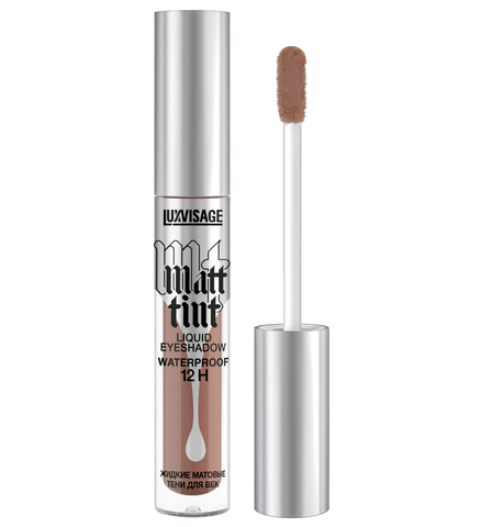 LuxVisage Тени жидкие матовые Matt tint waterproof 12H, тон 109 soft brown