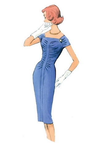 Выкройка Burda (Бурда) 7254 — Платье
