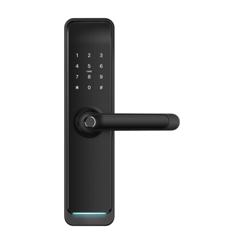 Врезной электронный дверной замок Smart Fast BLACK Novilock v.4213