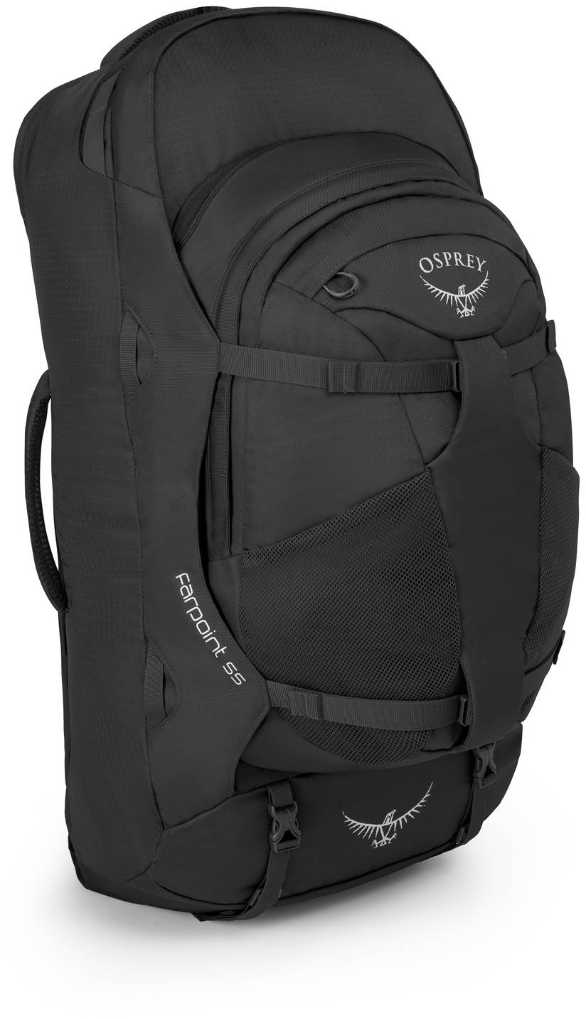 Туристические рюкзаки Сумка-рюкзак для путешествий Osprey Farpoint 55 Farpoint_55_Side_Volcanic_Grey_web.jpg