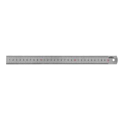 Линейка 1000х30х1,0мм Шкала 0,5/1,0мм (Сталь, цв. маркировка) Kinex K-Met 1022-02-100