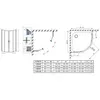 Radaway 10228080-01-01 Душевое ограждение Alienta A 800*800 хром/прозрачное 10228080-01-01