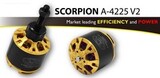 Двигатель SCORPION A-4225-500kv V2