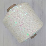 Пряжа Shine Paillettes 63113 перламутр на сливочном масле
