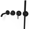 Remer X53D2PWBNO Смеситель для ванны Remer X Style X53D2PWBNO, черный матовый