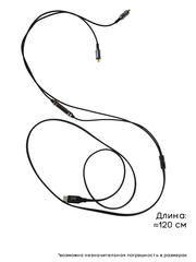 Кабель TYPE-C для наушников Audio-Technica ATH-CKR100, CKR100is, CKR90, A2DC