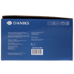 Ковш нерж, 1.6 л, крышка стекло, металл ручка, индукц, Daniks, Турин, GS-01413-16SP