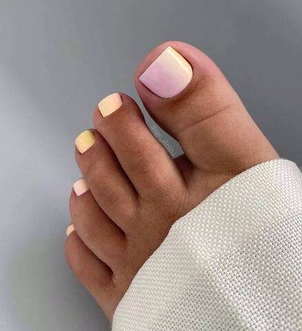 Пленки для педикюра IBDI NAILS 110 PASTEL OMBRE