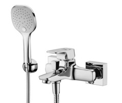 WasserKRAFT Salm 2701 Смеситель для ванны с коротким изливом, цвет: хром фото