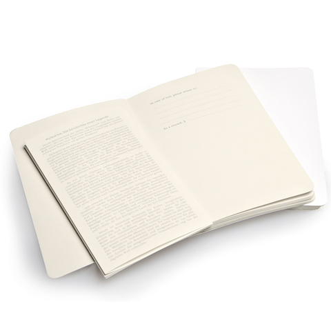Набор 2 блокнота Moleskine Volant Pocket, цвет белый, в линейку