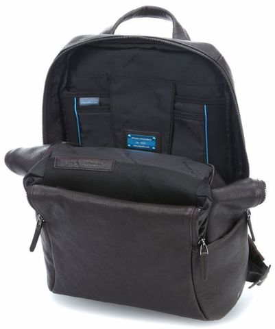 Рюкзак мужской Piquadro Black Square, тёмно-коричневый, кожа натуральная (CA3214B3/TM)