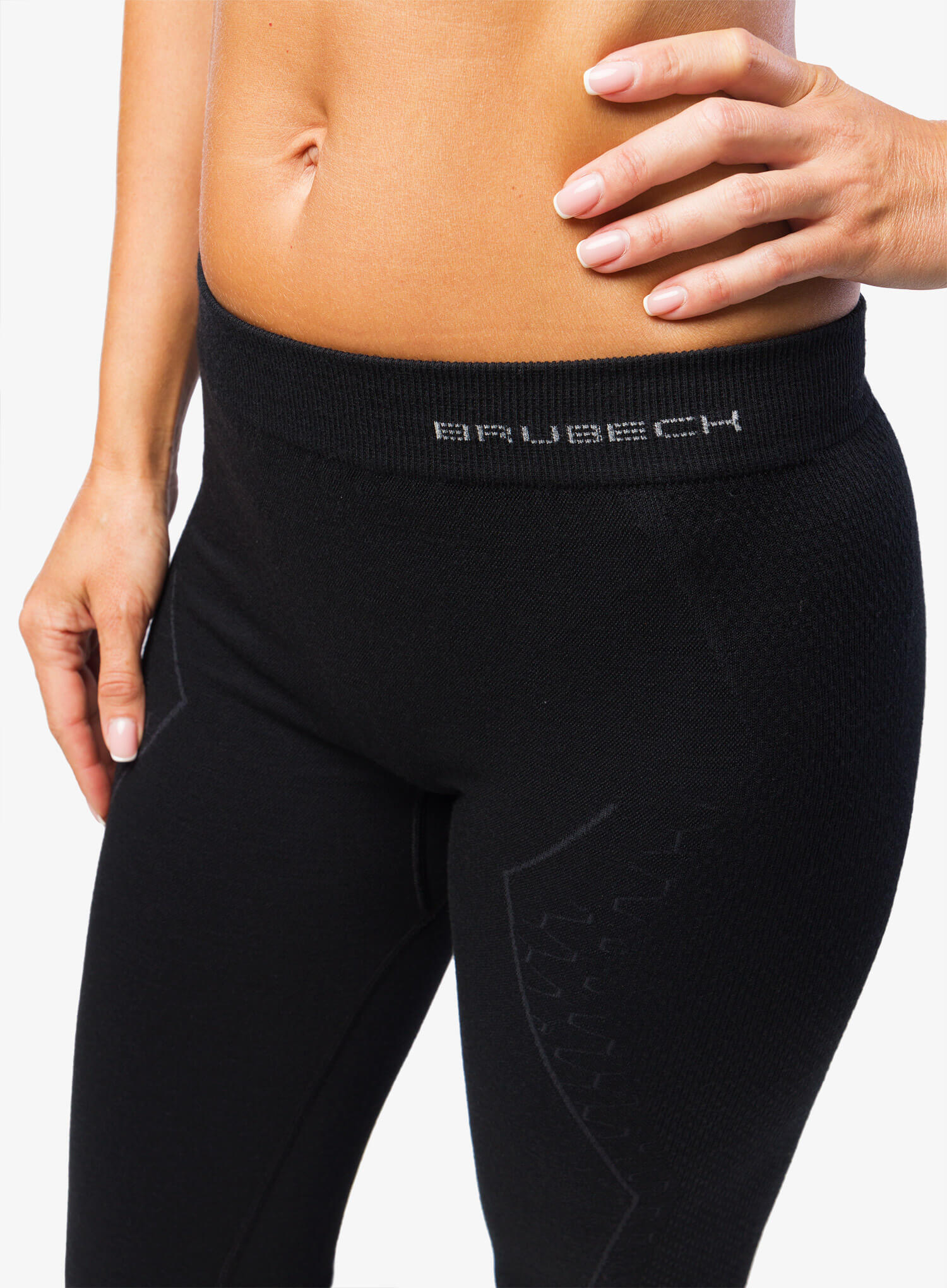 Женские термолосины Brubeck Extreme Merino черные - 5