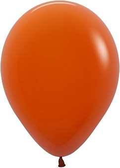 Шар S 12''/30 см, Пастель, Оранжевый закат (062), 12 шт.