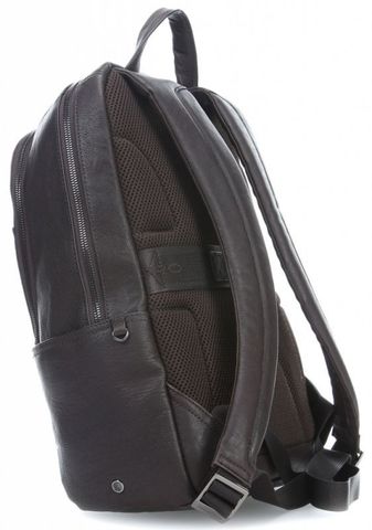 Рюкзак мужской Piquadro Black Square, тёмно-коричневый, кожа натуральная (CA3214B3/TM)