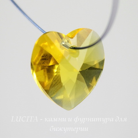 6228 Подвеска Сваровски Сердечко Sunflower (14,4х14 мм) ()