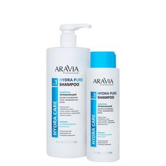 Шампунь увлажняющий Hydra Pure Shampoo, 1000 мл, ARAVIA Professional