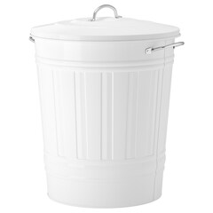Мусорное ведро IKEA KNODD (КНОДД), Белый, 40 л