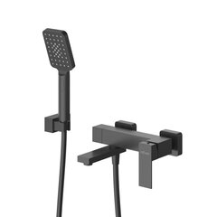 Cezares Slider SLIDER-VD-NOP Смеситель для ванны с душевым набором, цвет: чёрный фото