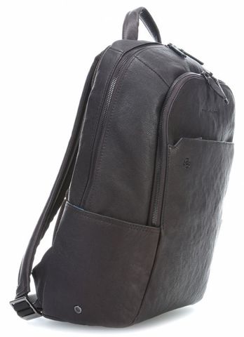Рюкзак мужской Piquadro Black Square, тёмно-коричневый, кожа натуральная (CA3214B3/TM)
