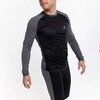 Мужской комплект термобелья с ветрозащитой Arswear Windstoppe серо-черный - 6