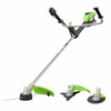 Триммер аккумуляторный Greenworks TB201H, Арт. 2112407, 82V, 2,0 кВт, 46 см, c трехлопастным ножом и кусторезом, бесщеточный, без АКБ и ЗУ — фото 2