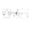 Ideal Standard Ceraline Nuovo BD848XG Настенный смеситель для раковины