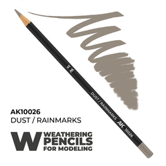 Карандаш Dust / Rainmarks — AK Interactive Weathering Pencils, AK10026