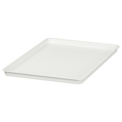 Крышка для контейнера IKEA KUGGIS (КУГГИС), Пластик, Белый, 18x26 см