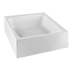Gessi Rettangolo 37571#521 Раковина подвесная/накладная 42х42см, цвет: матовый белый фото