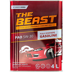 E0101L04U1 THE BEAST Синт-ое мот.масло PAO 5W-30 (4л) - 4 л
