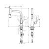 Hansgrohe Talis Select M51 72822000 Смеситель для кухни с выдвижным изливом и лейкой