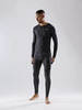 Craft Core Wool Merino комплект термобелья мужской black melange - 8