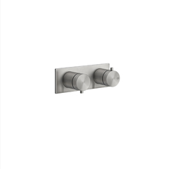 Gessi 316 54032#239 Термостатический смеситель, с подключением на 3/4”, фильтр, на 1 источник (внешняя часть), цвет: steel brushed фото