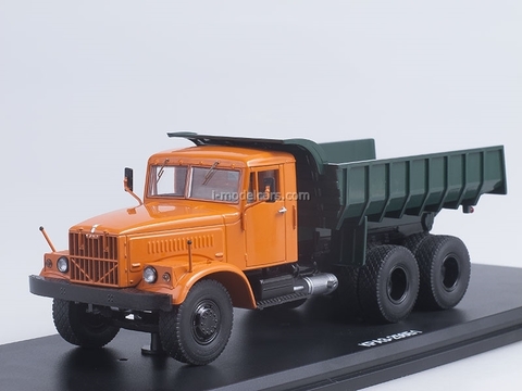 KRAZ-256B1 Tipper orange-green 1:43 Start Scale Models (SSM)