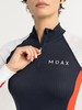 Женский комплект термобелья с воротником Moax Race сине-красный - 8
