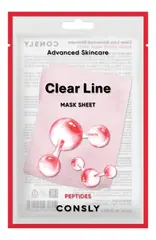 Тканевая маска с пептидами CONSLY Clear Line Advanced Skincare Peptides Mask Sheet