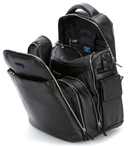 Рюкзак мужской Piquadro Modus, чёрный, кожа натуральная (CA3444MO/N)