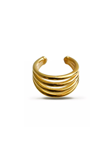 Кафф Путь, серебро 925, позолота 18k
