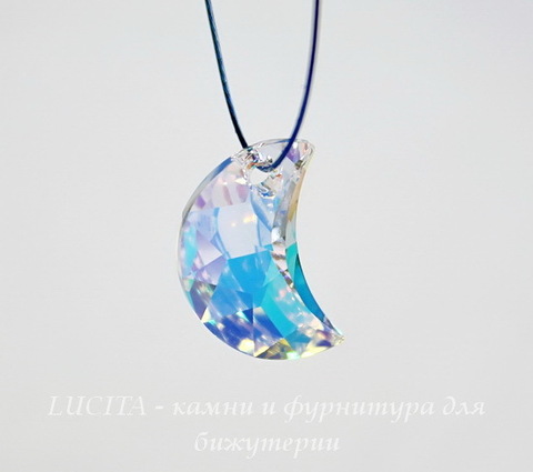 6722 Подвеска Сваровски Moon Crystal AB (левая) (16 мм)