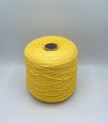 Бобинная пряжа (пр.Италия), art.Cotone, 350м/100 гр. 100%Хлопок, цвет-Солнце , арт.34873