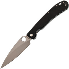 Фото Складной нож Daggerr Sting XL beadblast, сталь VG-10, рукоять Black G10