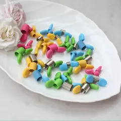Пружина-стоппер 22 мм (Bead Stopper), цвет голубой, 2 штуки, И047
