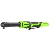 Гайковерт-трещотка Greenworks GD24RWX удлиненная, 24V, бесщеточная, 1/2", 80Нм, редуктор 170 мм, без АКБ и ЗУ с сумкой, арт. 3804207 — фото 5