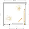 Cezares LUX-A-FS-11-100-C-CR Душевой уголок