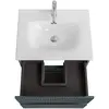 BelBagno UNO-700-2C-SO-AO База под раковину подвесная с фрезерованными ручками по всей длине фасада с двумя выкатн. ящ., Голубой Матовый, 700x455x608