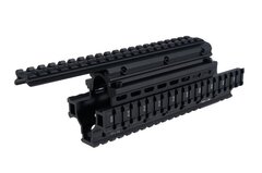 Обвес планка и цевье на Сайга-12 Leapers UTG PRO Saiga 12 Ga Quad Rail System MTU002