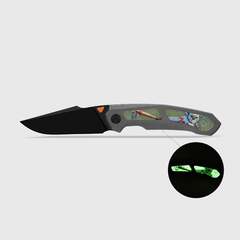 Фото Складной нож Kizer Feweed XL, сталь CPM Rex45, рукоять карбон/титан