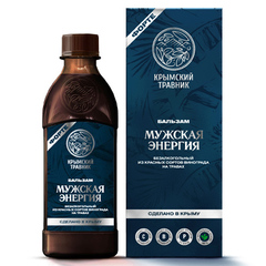 Бальзам безалкогольный из красных сортов винограда на травах «Мужская Энергия» Форте ТМ Крымский Травник