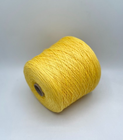 Бобинная пряжа (пр.Италия), art.Cotone, 350м/100 гр. 100%Хлопок, цвет-Солнце , арт.34873
