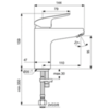 Ideal Standard Ceraflex B1714AA Смеситель для раковины однорычажный